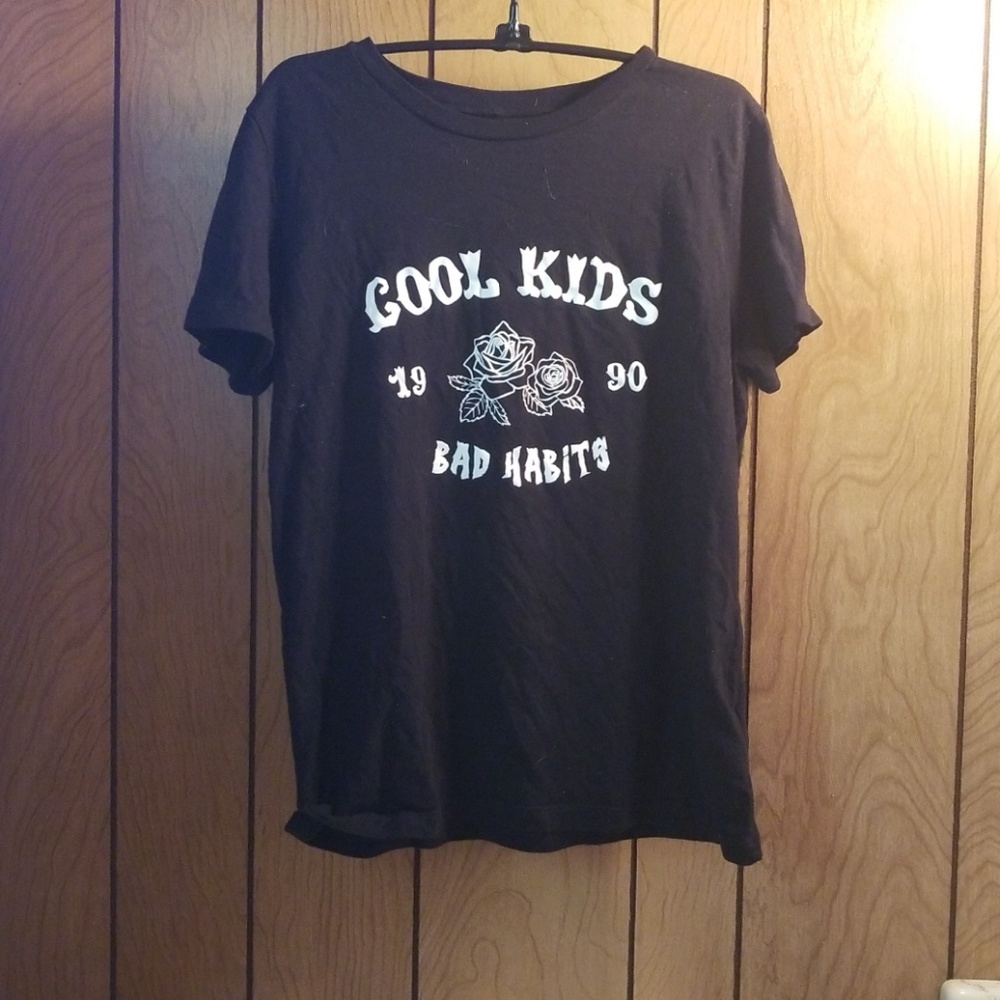 Cool Kids Black Tshirt